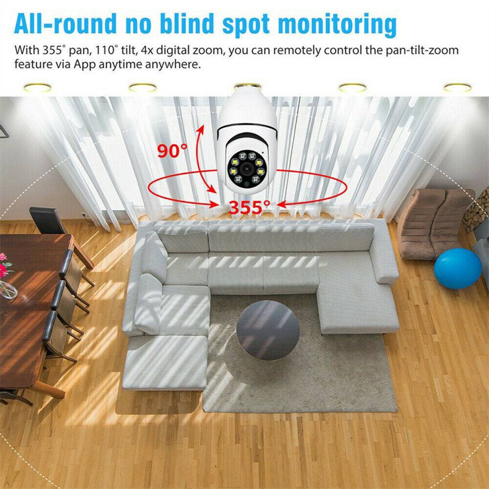 Light Bulb Security Camera 1080P WiFi - photo 10