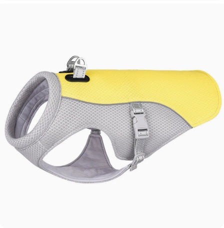 Summer Pet Dog Cooling Vest Heat Resistant Cool Dogs Clothes Breathable Sun-proof Clothing For Small Large Dogs Outdoor Walking - photo 12