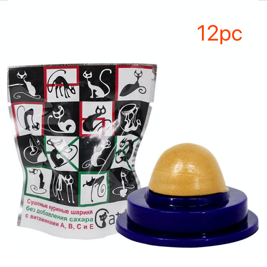 Pet Cat Sugar Energy Ball Lick Toys Catnip - photo 20