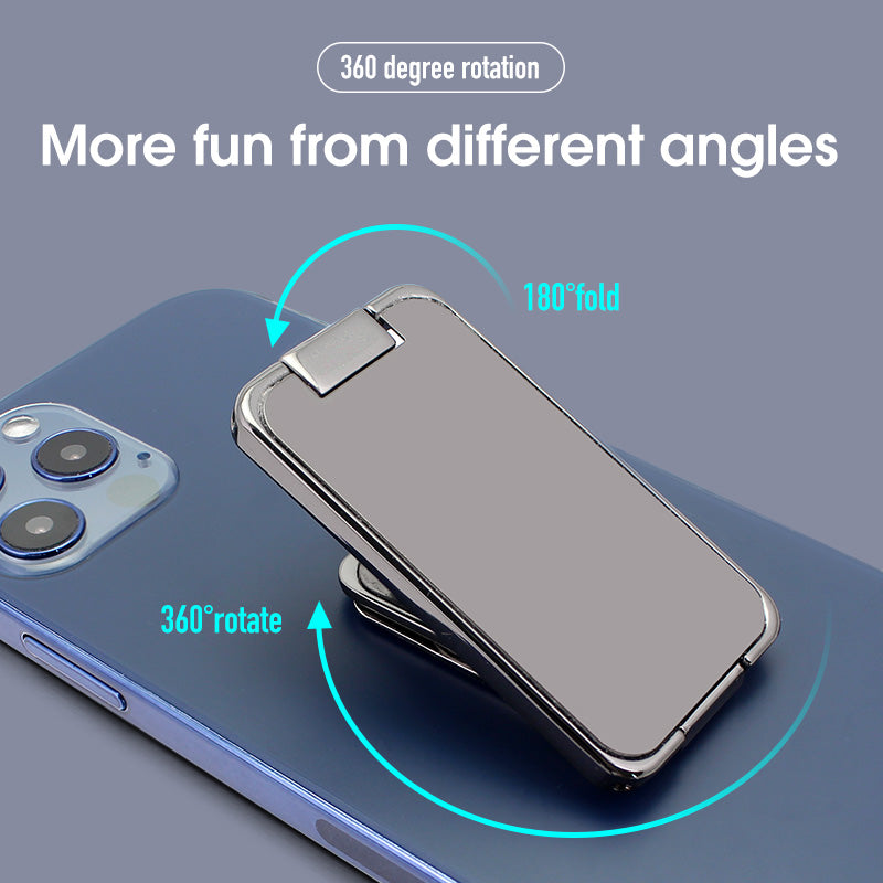 Foldable Mobile Phone Holder Ring Buckle Retractable Desktop CellPhone Stand Car Magnetic Bracket Office Accessories - photo 7