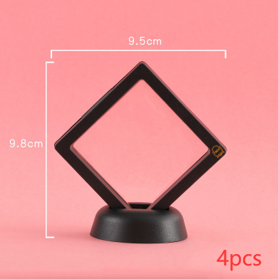 3D Jewelry Coin Display Stand Case Rack Collections Storage Box For Earring Gems Ring Doll Coin Badge Medal Holder - photo 28