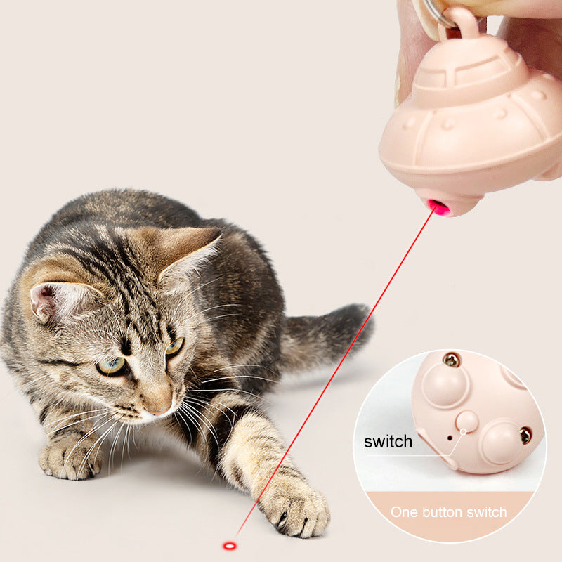 Cat Laser Toy Pointer Cat Collar Automatic Interactive Cat Toy For Kittens Dogs Game USB Charging Electric Training Pet Items - photo 5