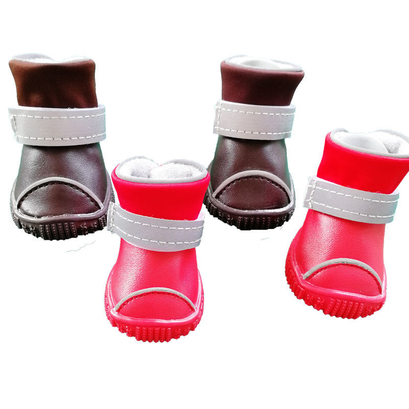 Small Dog Pet Dog Waterproof Rain Boots - photo 4