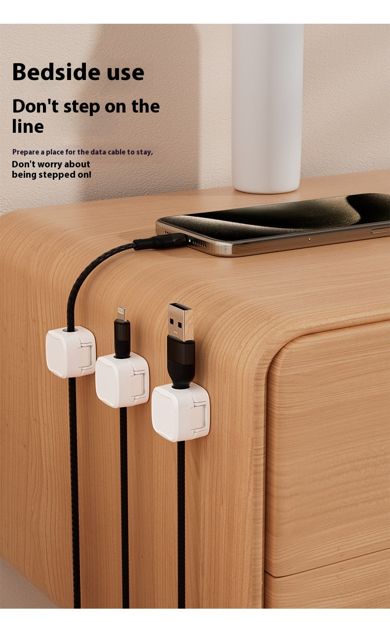 Magnetic Cable Clip Under Desk Cable Management Adjustable Cord Holder Wire Organizer And Cable Management Wire Keeper - photo 30