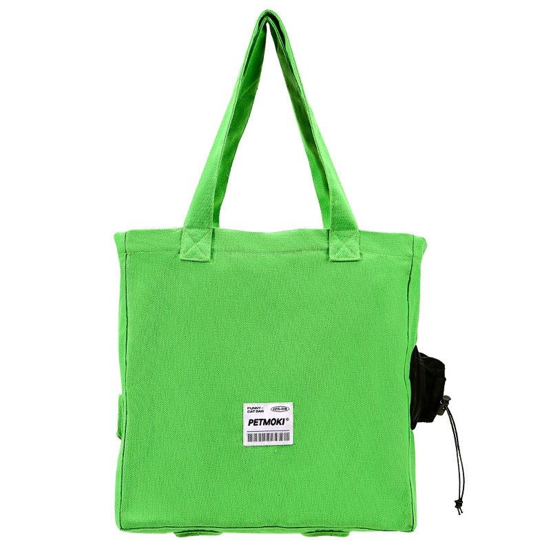 Large Capacity Pet Cat Bag Multifunctional Breathable Dog Canvas Carrier Bag Escape-proof Pet Shoulder Carrying Bag Pet Supplies - photo 8