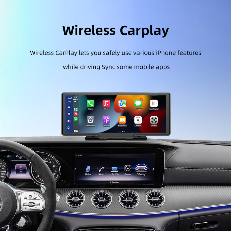 10.26" Wireless CarPlay Screen with Dash Cam - photo 10