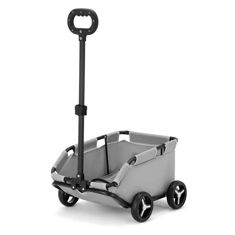 Pet Stroller Dog Cat Trolley Out Small Pet Cart Portable Foldable Storage Car - photo 5