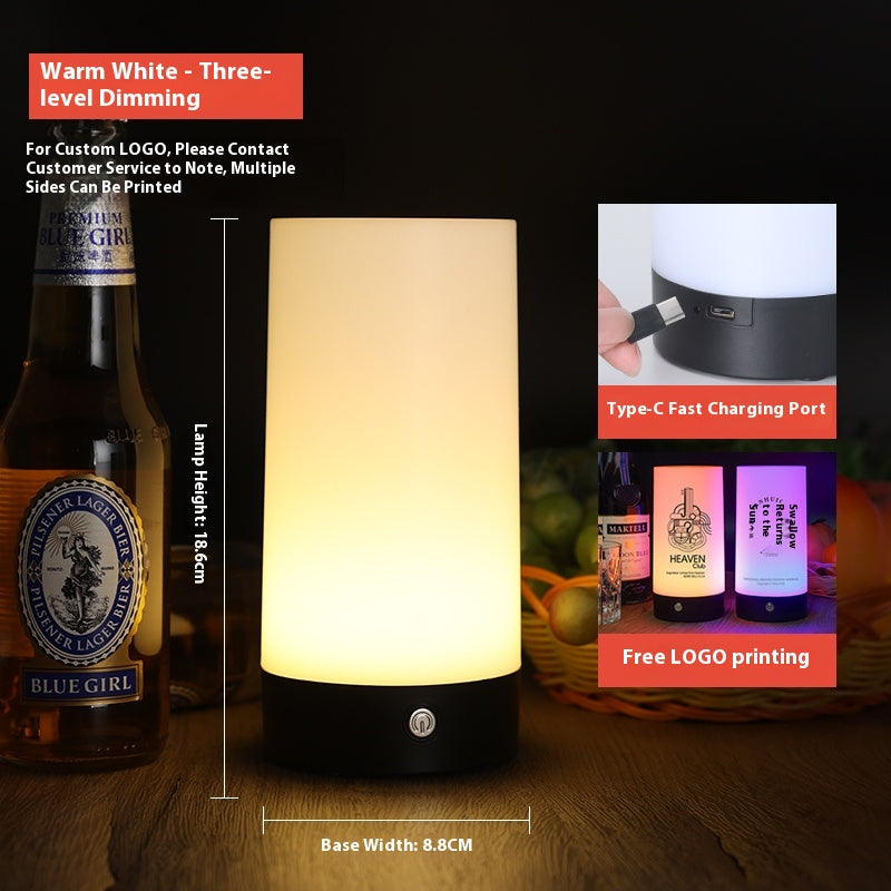 Led Rechargeable Bar Table Lamp Quiet Bar Service Script Light - photo 4
