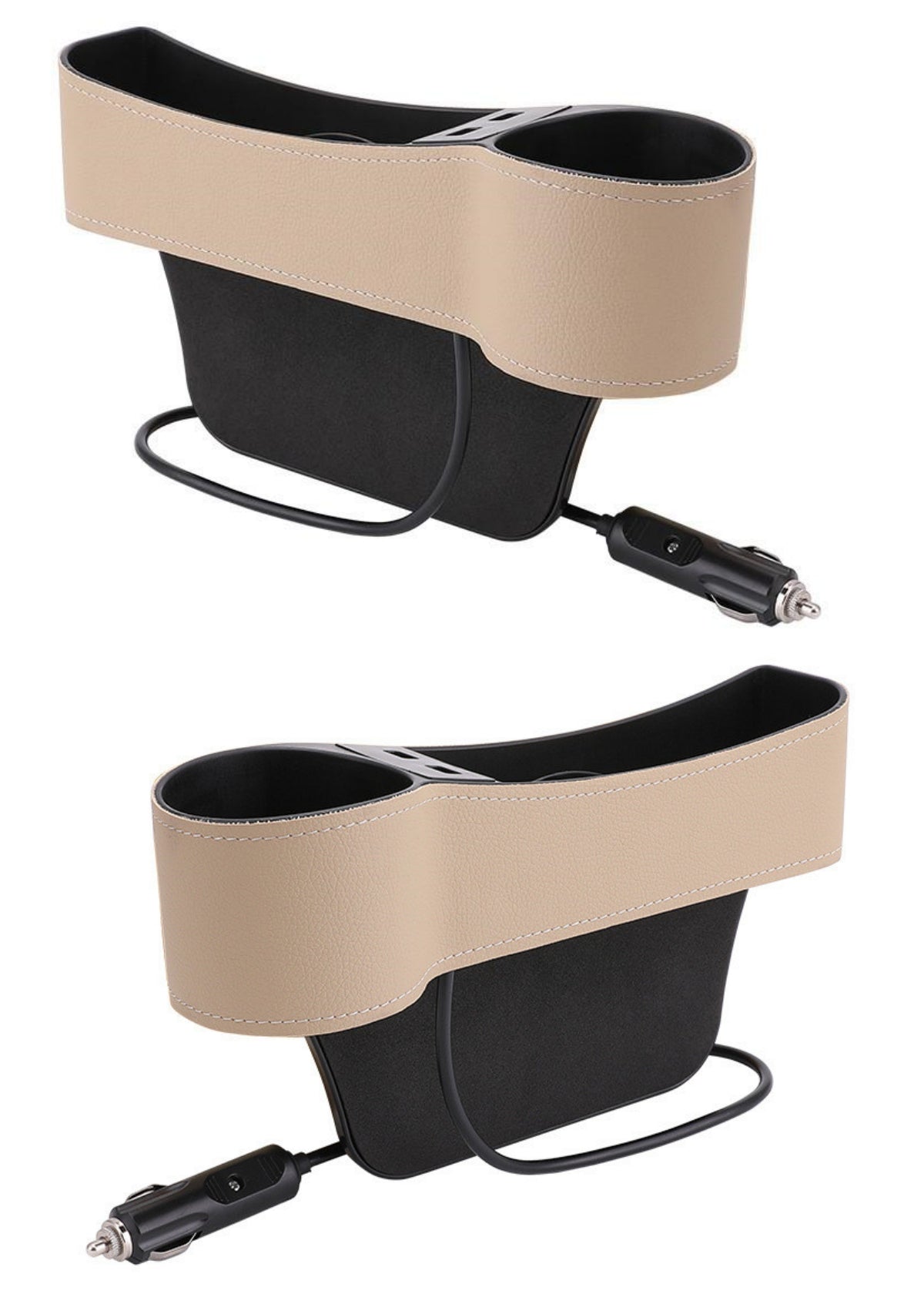Dual USB charger multifunctional car storage box - photo 2