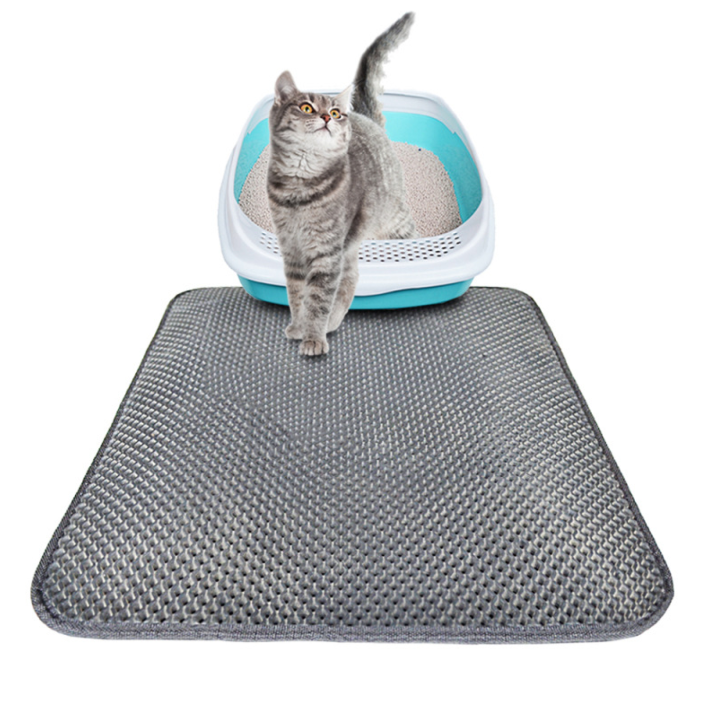 Double-Layer Cat Litter Trapping Mat - photo 10