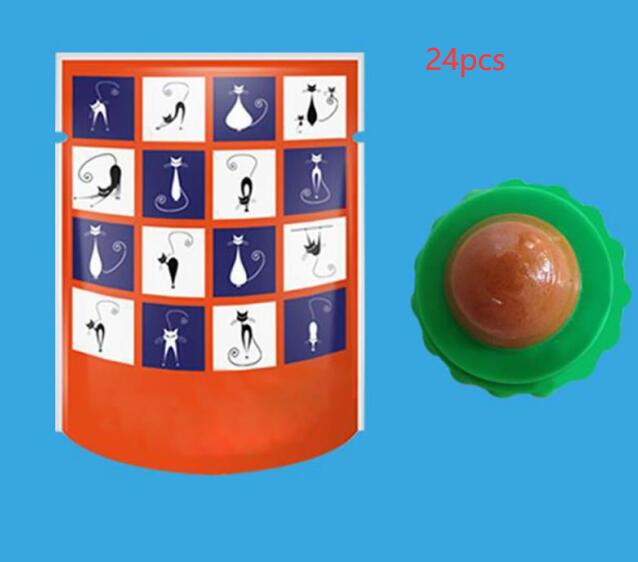 Pet Cat Sugar Energy Ball Lick Toys Catnip - photo 2