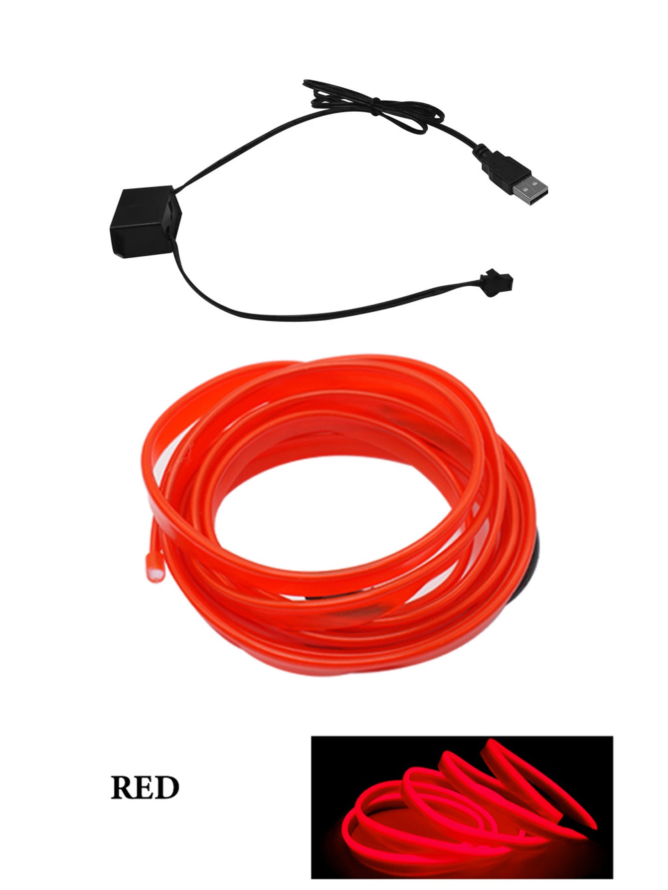 USB LED Car Interior Light Strip - photo 5