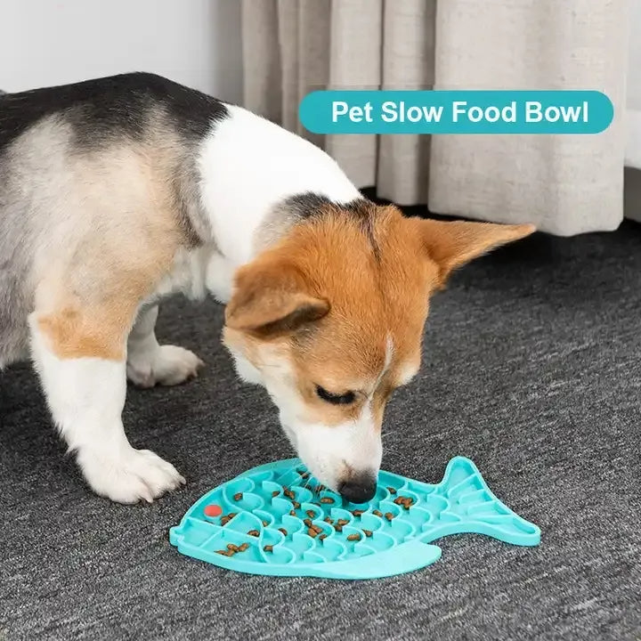 Silicone Lick Mat For Pet Dogs Slow Food Plate Rice Bowl For Small Medium Dog Anti Gulping Choking Feeder Puppy Treat Dispenser - photo 7