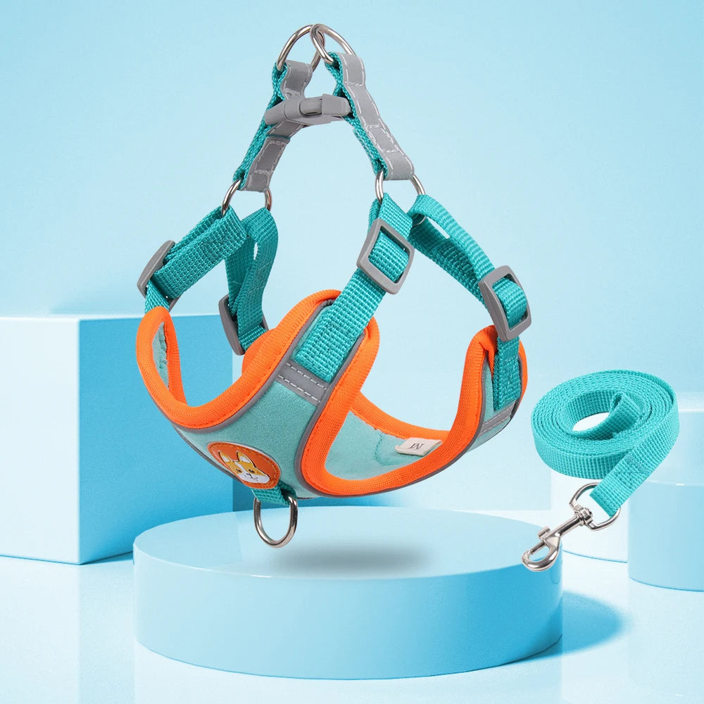 Reflective No-Pull Harness & Leash Set - photo 4