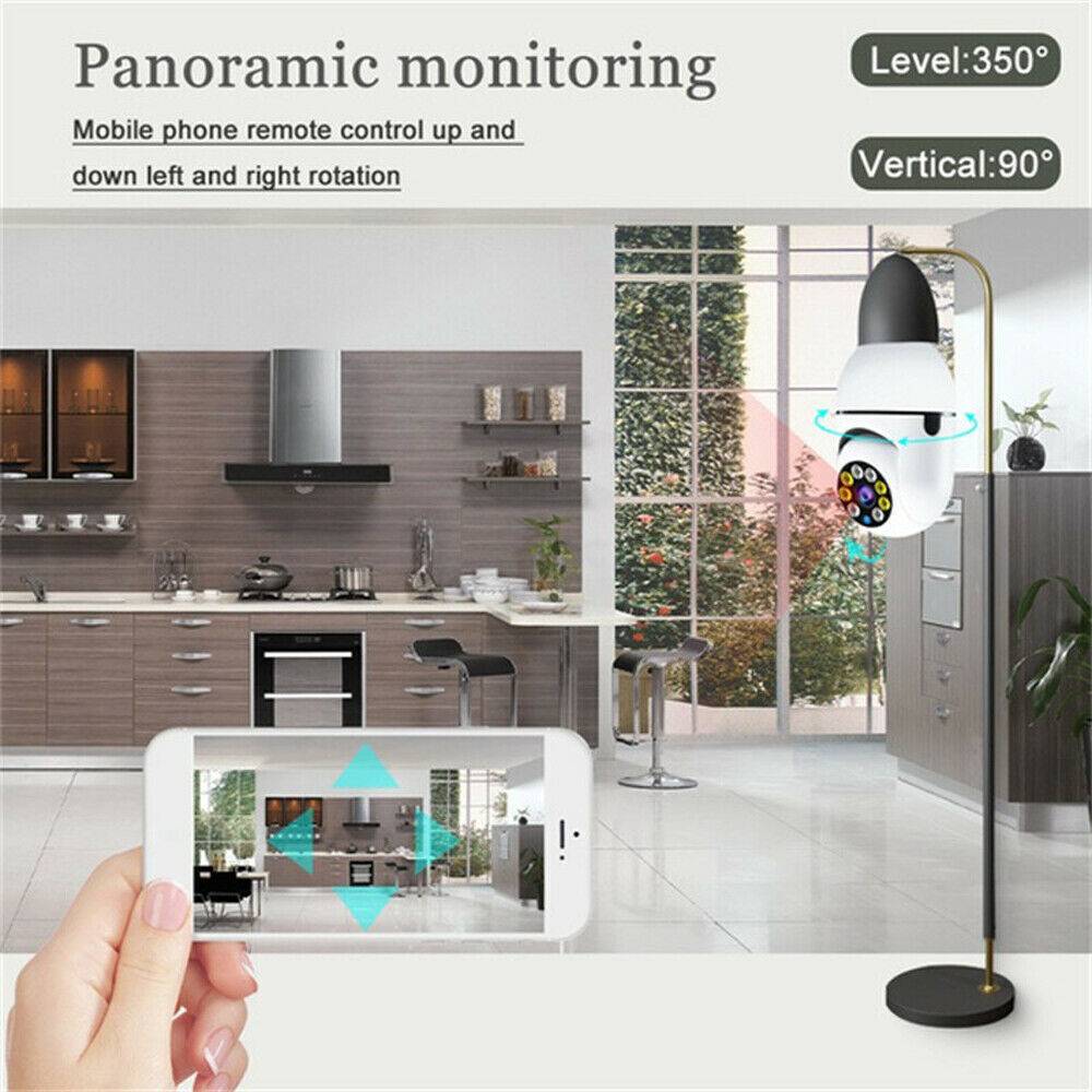 Light Bulb Security Camera 1080P WiFi - photo 5