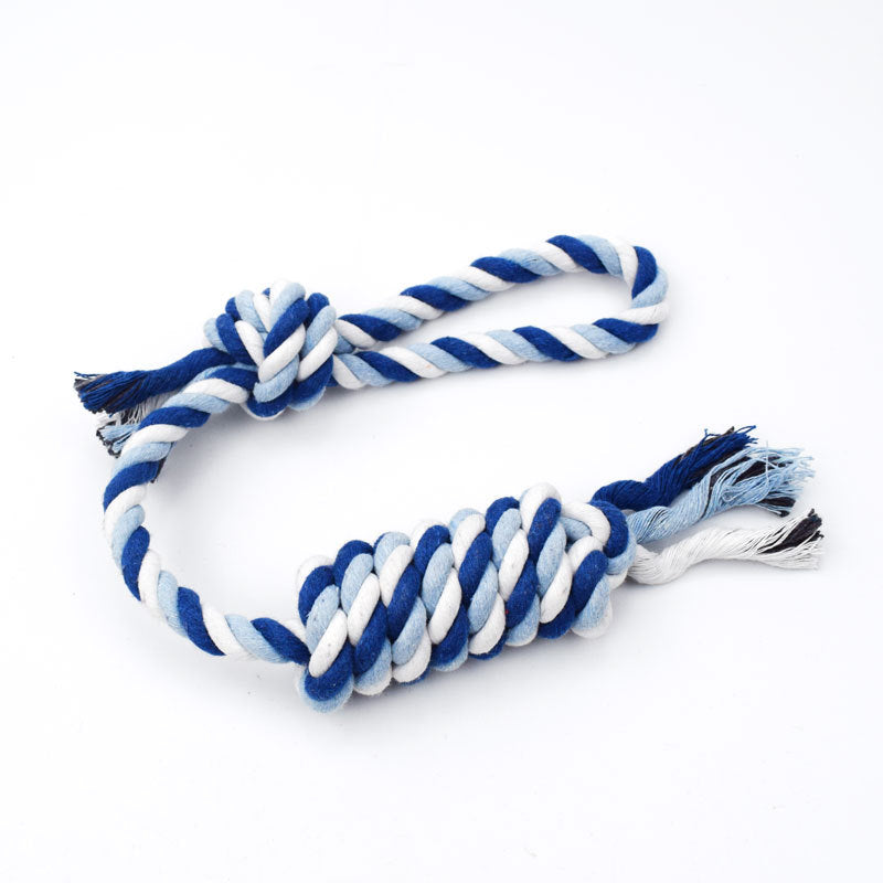 Molar teeth cleaning rope toy - photo 5