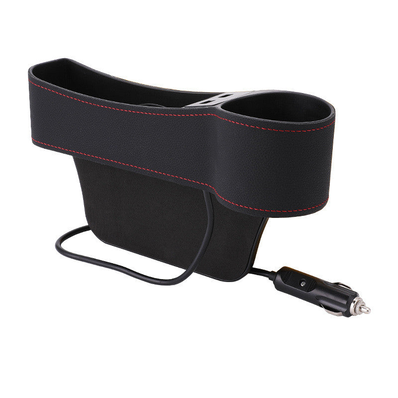 Dual USB charger multifunctional car storage box - photo 9