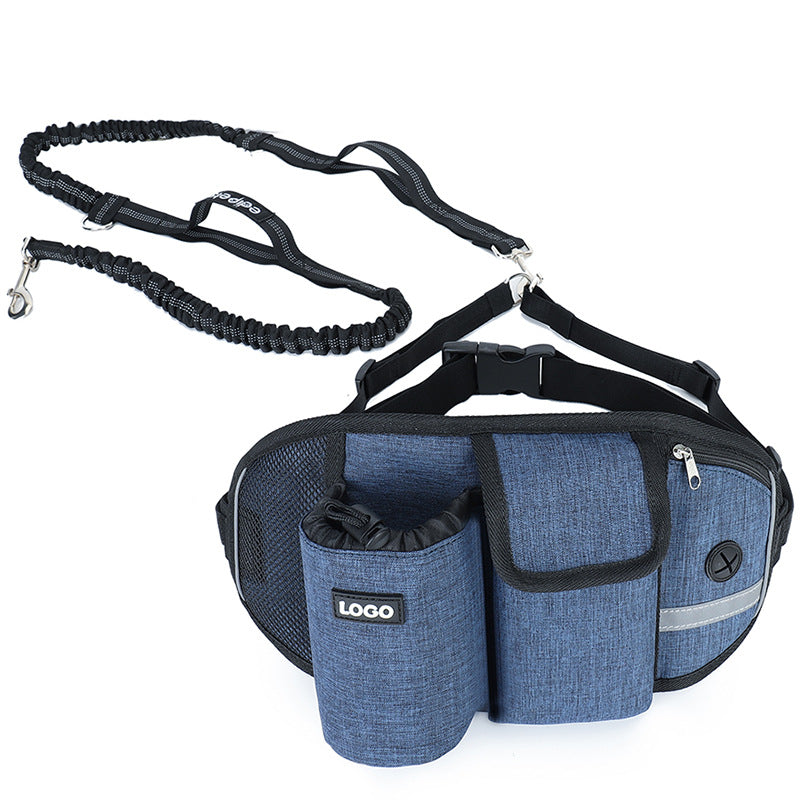 Dog Training Leash Waist Bag Hands-Free Outdoor Pet Running Walking Leash Portable Dog Food Water Cup Storage Bags - photo 11