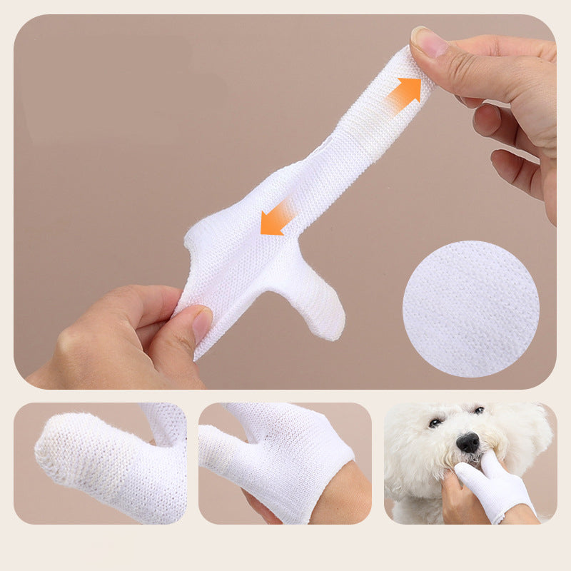 Pet Finger Toothbrush Dog Finger Cover Cleaning Teeth Dog Toothbrush Cat Mouth Cleansing Cat Toothbrush Pet Supplies - photo 4
