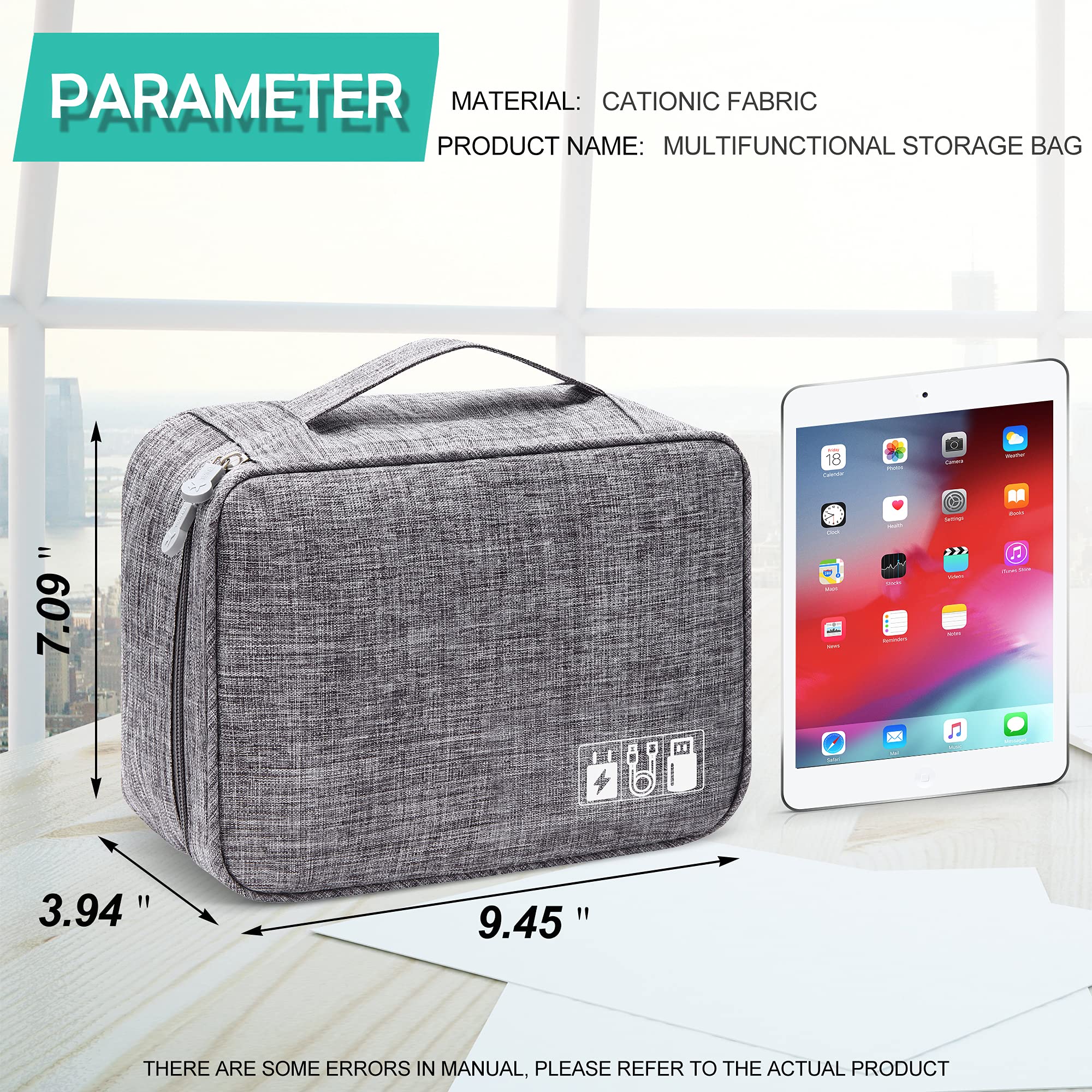 Waterproof Travel Cable Organizer Bag - photo 2