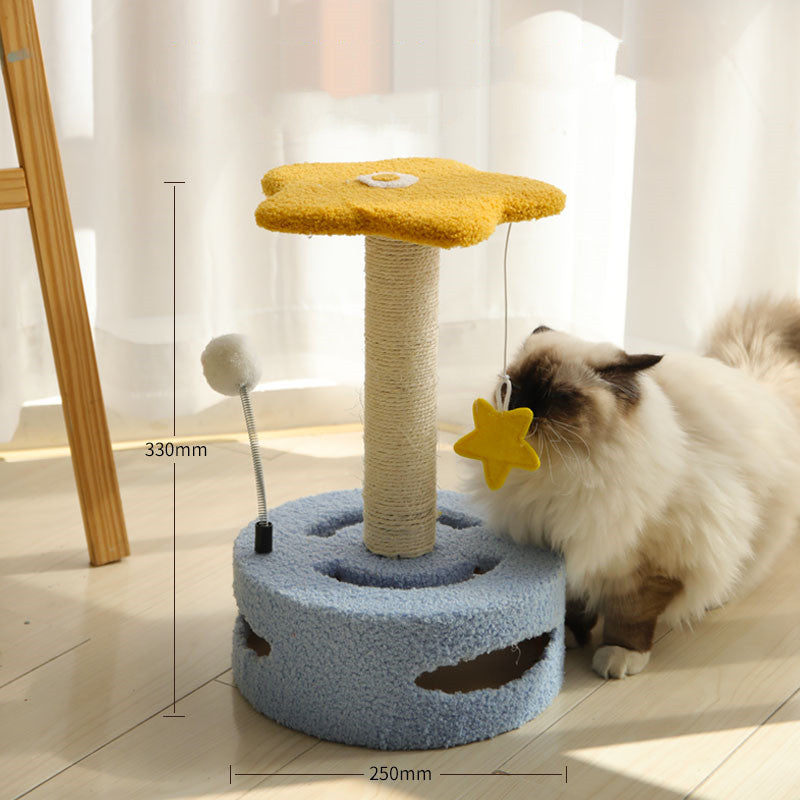 Kitten Cat Climbing Frame Small Cat Scratching Post Sisal Scratching Board - photo 9