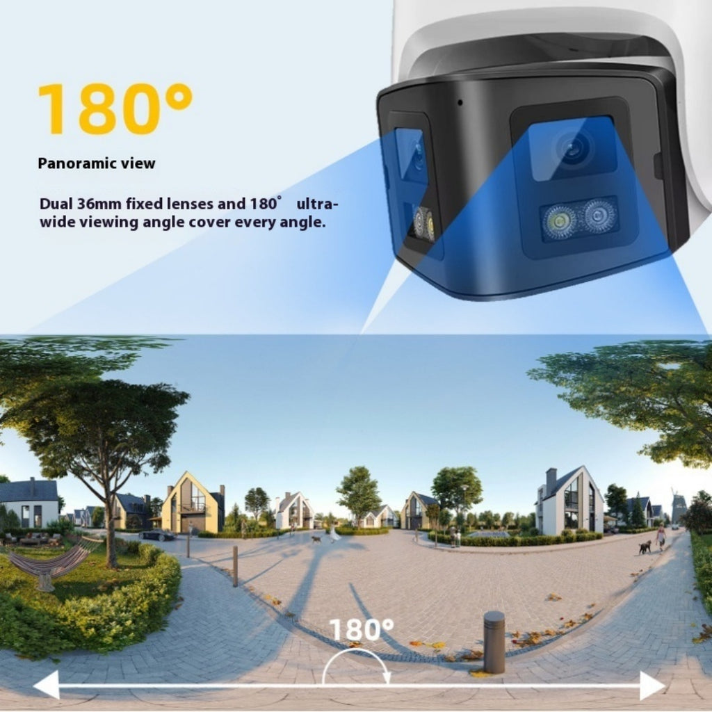4MP Dual-lens IP Safety Belt Panoramic CCTV Webcam - photo 6