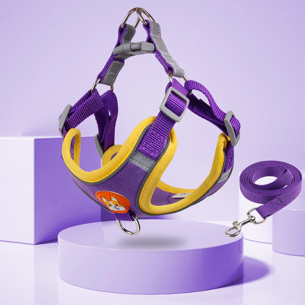 Reflective No-Pull Harness & Leash Set - photo 2