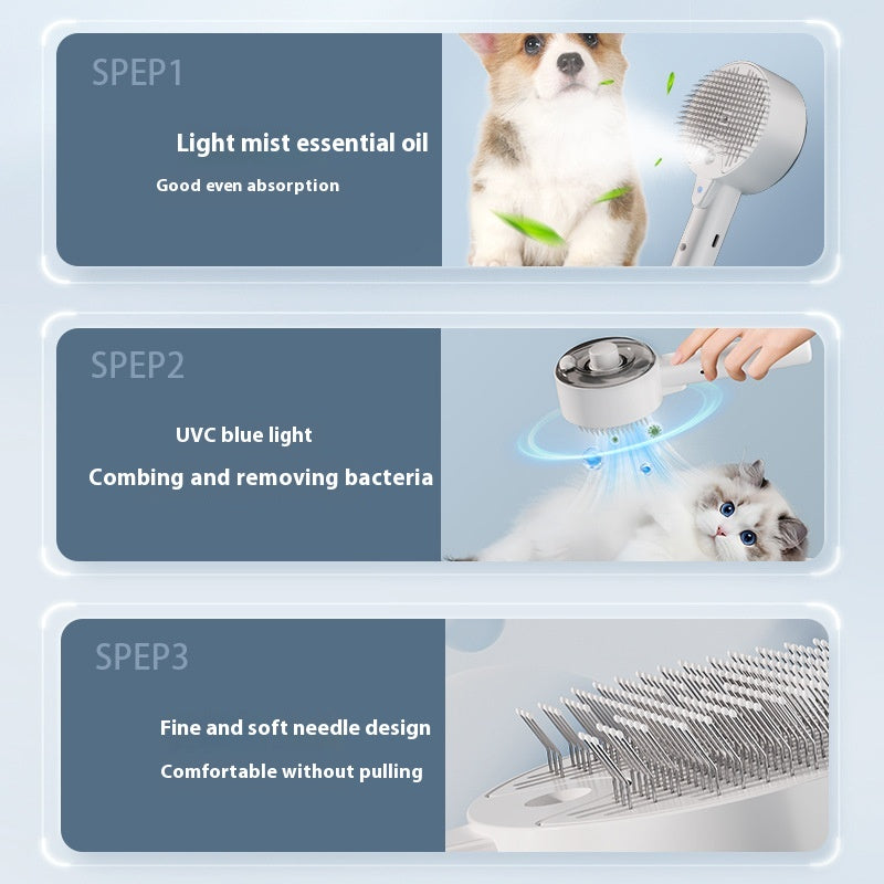 Steam Grooming Brush for Cats & Dogs - photo 15