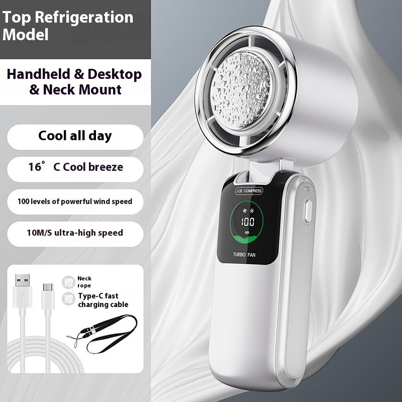 Handheld Turbo Fan with Ice Pack - photo 5