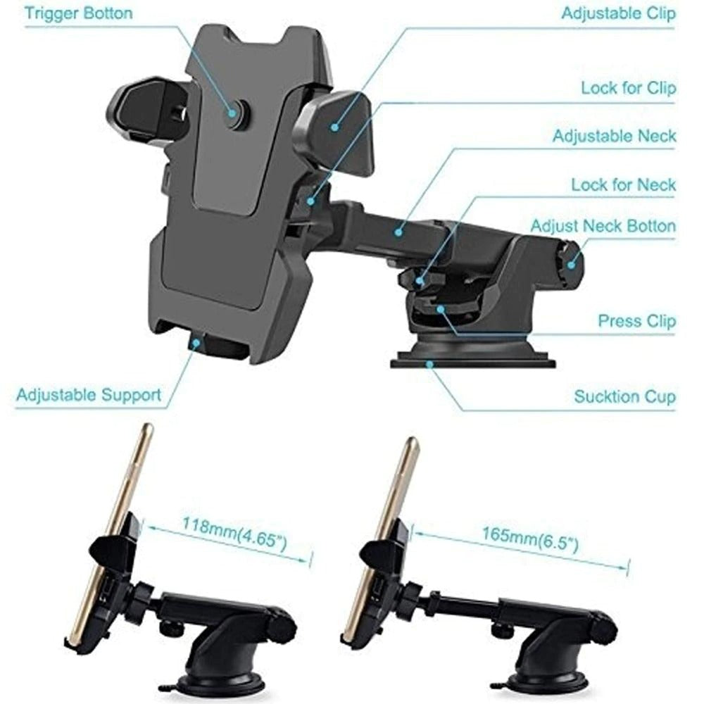 Suction Cup Windshield Phone Mount
