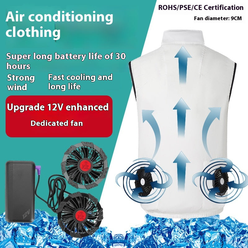 Summer Cooling Cooling Jacket Air Conditioning Clothes Vest - photo 2