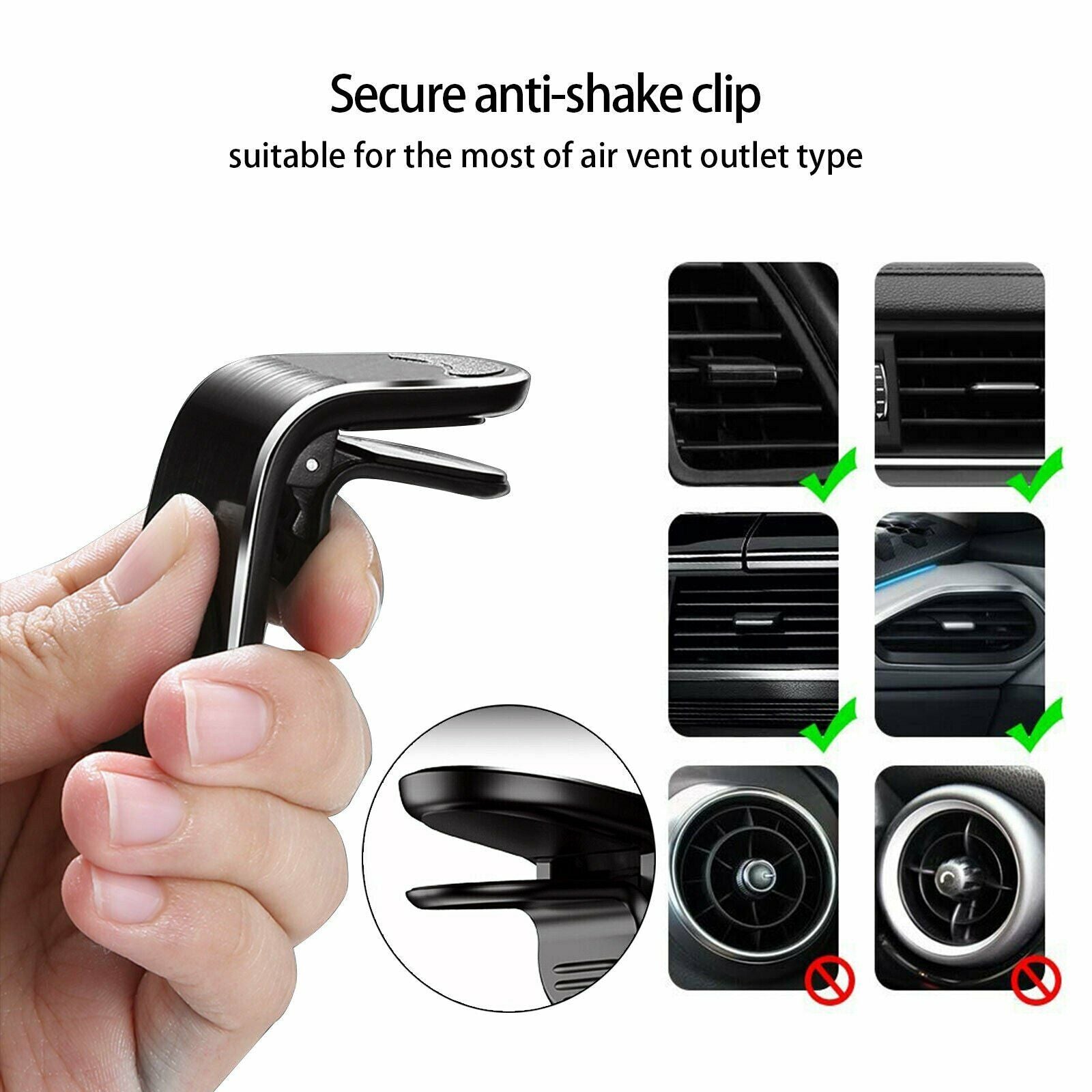 360 Degree Magnetic Car Air Vent Mount
