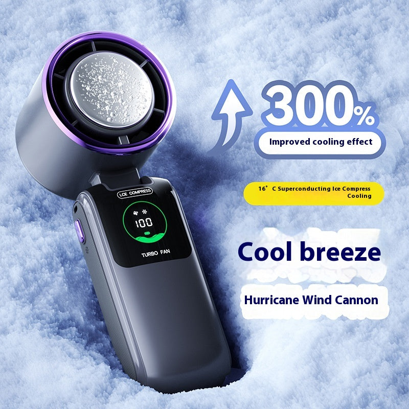 Handheld Turbo Fan with Ice Pack - photo 2