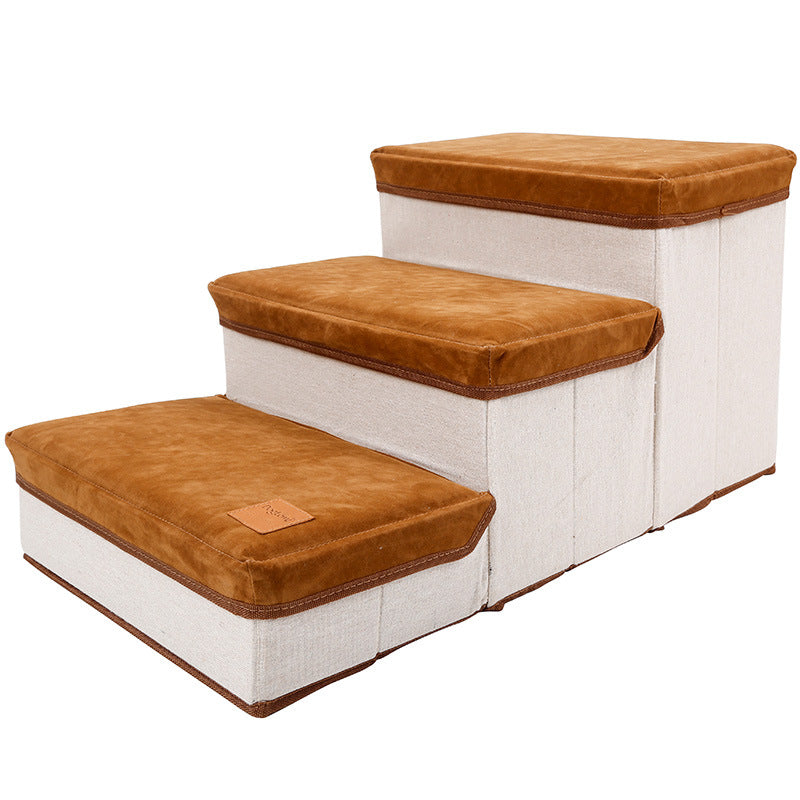 Foldable Pet Stairs with Storage - photo 3