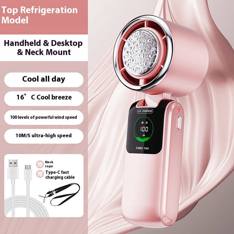 Handheld Turbo Fan with Ice Pack - photo 7