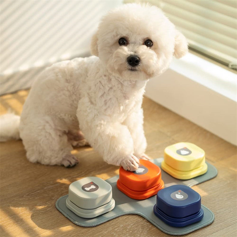 4 Colors Pet Communication Button One-click Prevent Physical Inactivity Recordable Dog Talking Button Toy Cat Toy Pet Products - photo 19