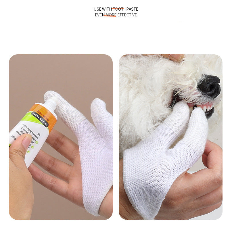 Pet Finger Toothbrush Dog Finger Cover Cleaning Teeth Dog Toothbrush Cat Mouth Cleansing Cat Toothbrush Pet Supplies - photo 7