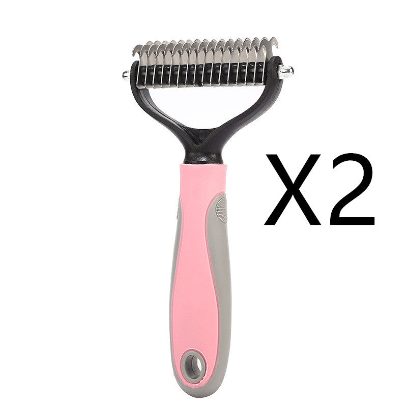 Stainless Double-Sided Dematting Comb - photo 6