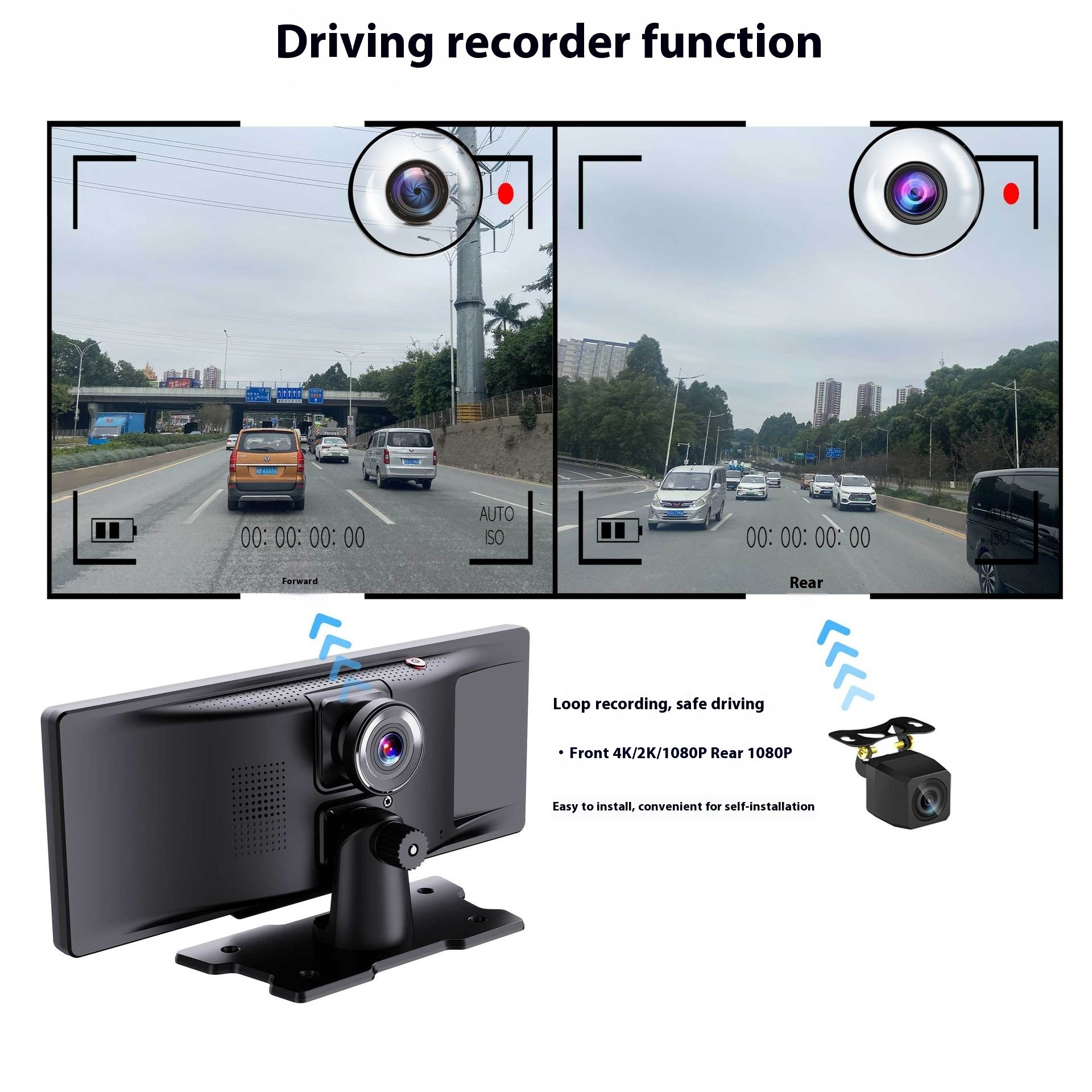 Wireless CarPlay Adapter with Dash Recording - photo 5