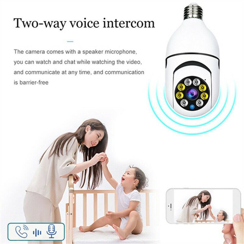 Light Bulb Security Camera 1080P WiFi - photo 2