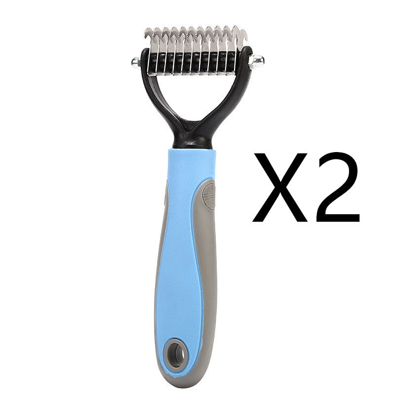 Stainless Double-Sided Dematting Comb - photo 4