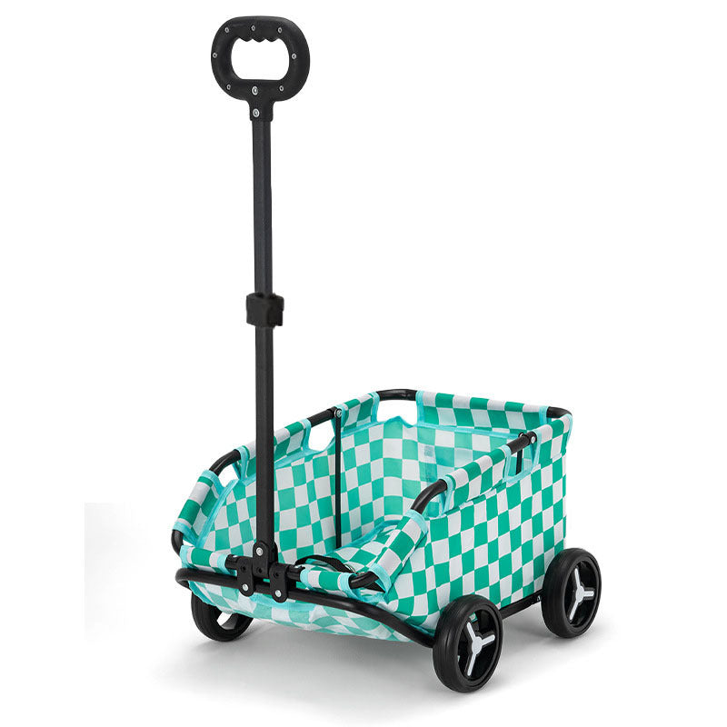 Pet Stroller Dog Cat Trolley Out Small Pet Cart Portable Foldable Storage Car - photo 6
