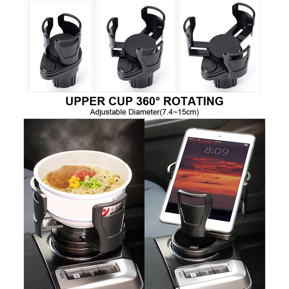 Foldable Car Cup Holder Drinking Bottle Holder Cup Stand Bracket Sunglasses Phone Organizer Stowing Tidying Car Styling - photo 3