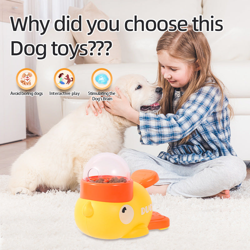 Dog Puzzle Feeder Interactive Pet Food Treat Dispenser Cartoon Duck Design Anti-slip Pets Automatic Feeder Toys For Dog Training Pet Products - photo 8