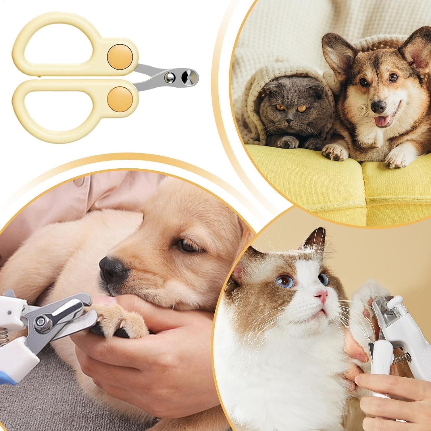 Pet Nail Clippers, Best Cat Nail Clippers And Claw Trimmer, Portable Cat Clippers Paw Trimmer, Special Grooming Tool, Professional Pet Nail Clippers Best For A Cat, Puppy, Kitten & Small Dog - photo 2