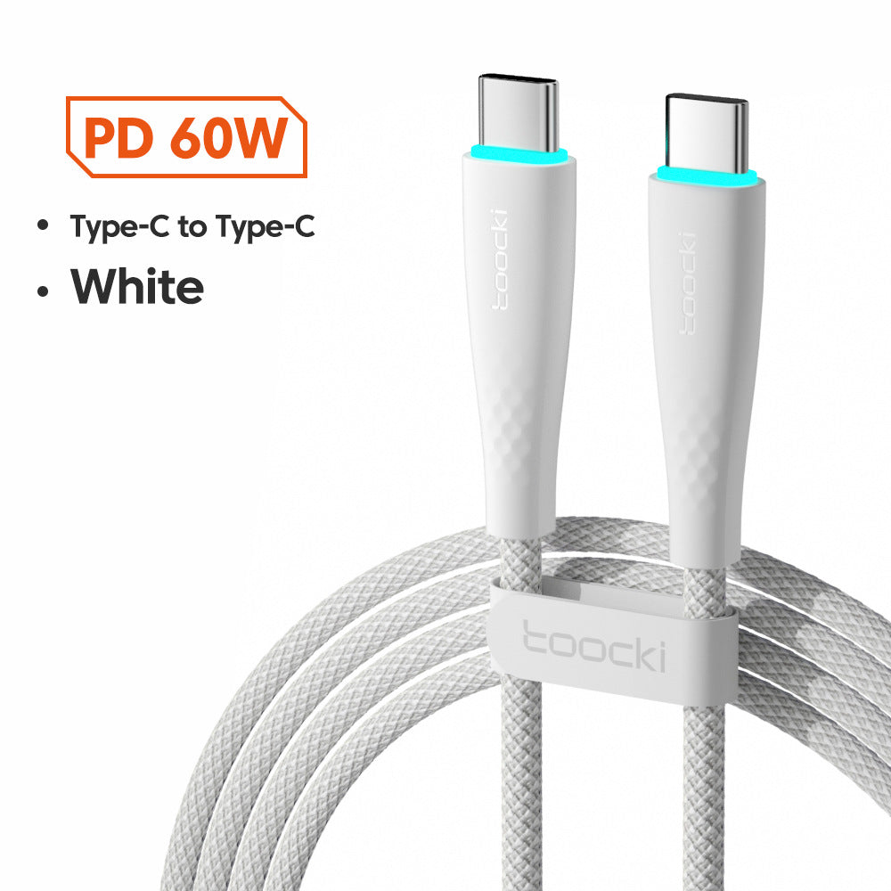 USB Type C To USB C Cable 100W 66W Fast Charging - photo 2