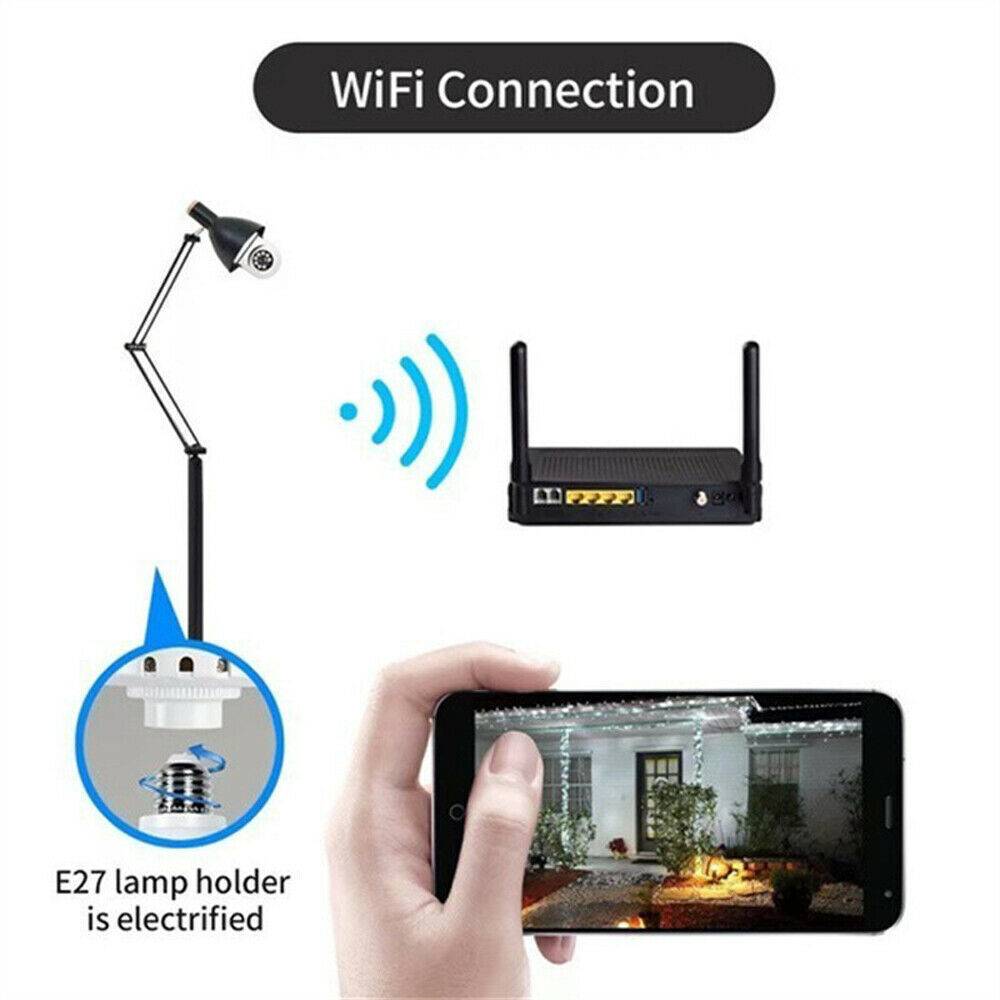 Light Bulb Security Camera 1080P WiFi - photo 4