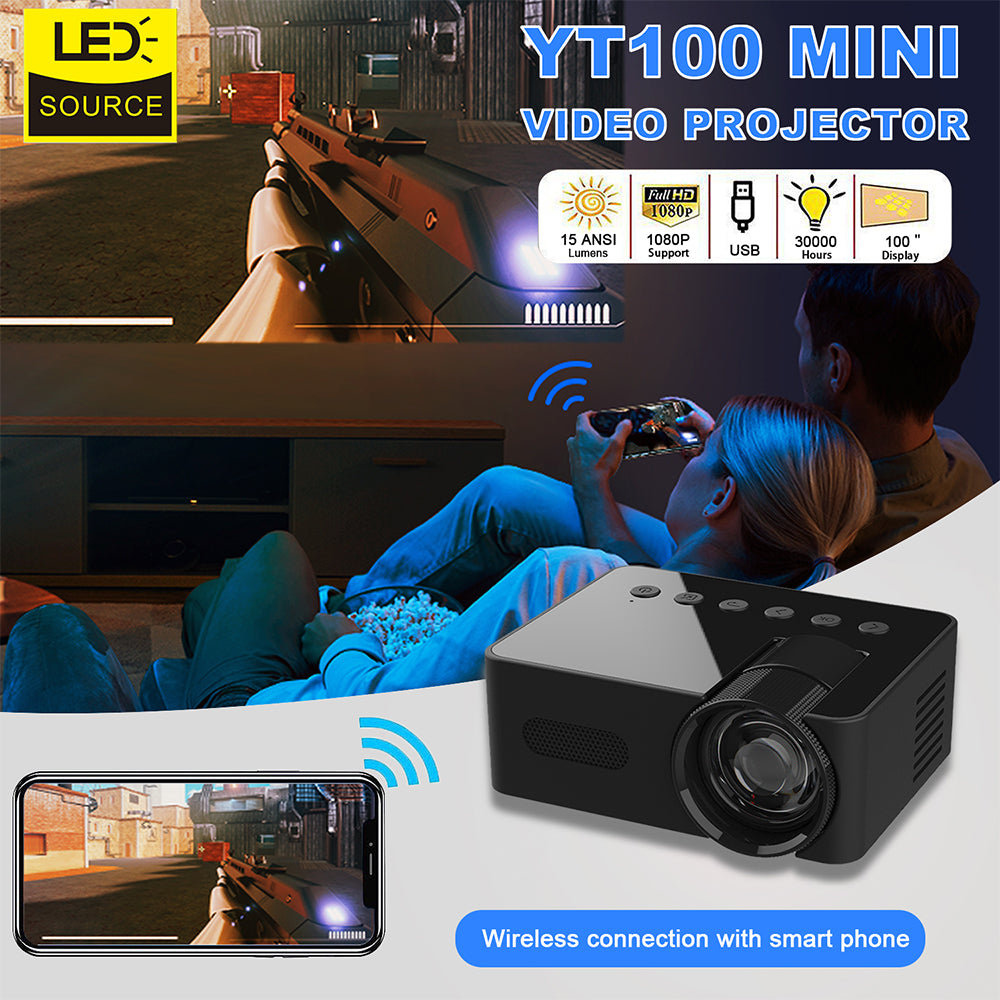 YT100 Wireless Mini Phone Projector - photo 3