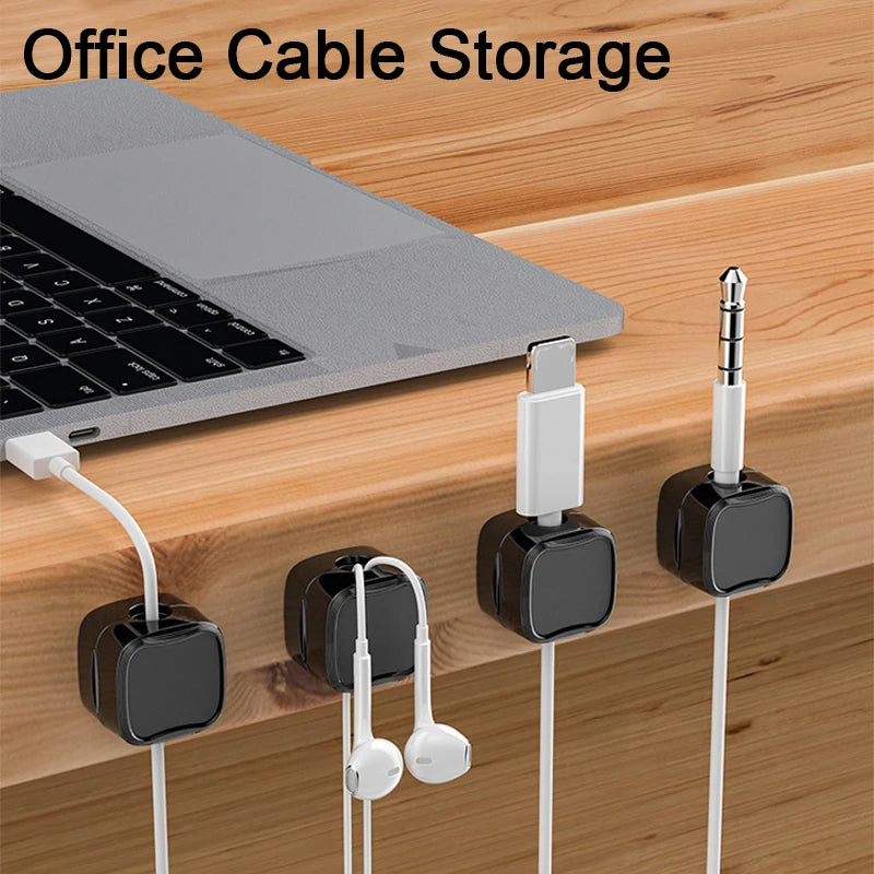 Magnetic Cable Clip Under Desk Cable Management Adjustable Cord Holder Wire Organizer And Cable Management Wire Keeper - photo 36