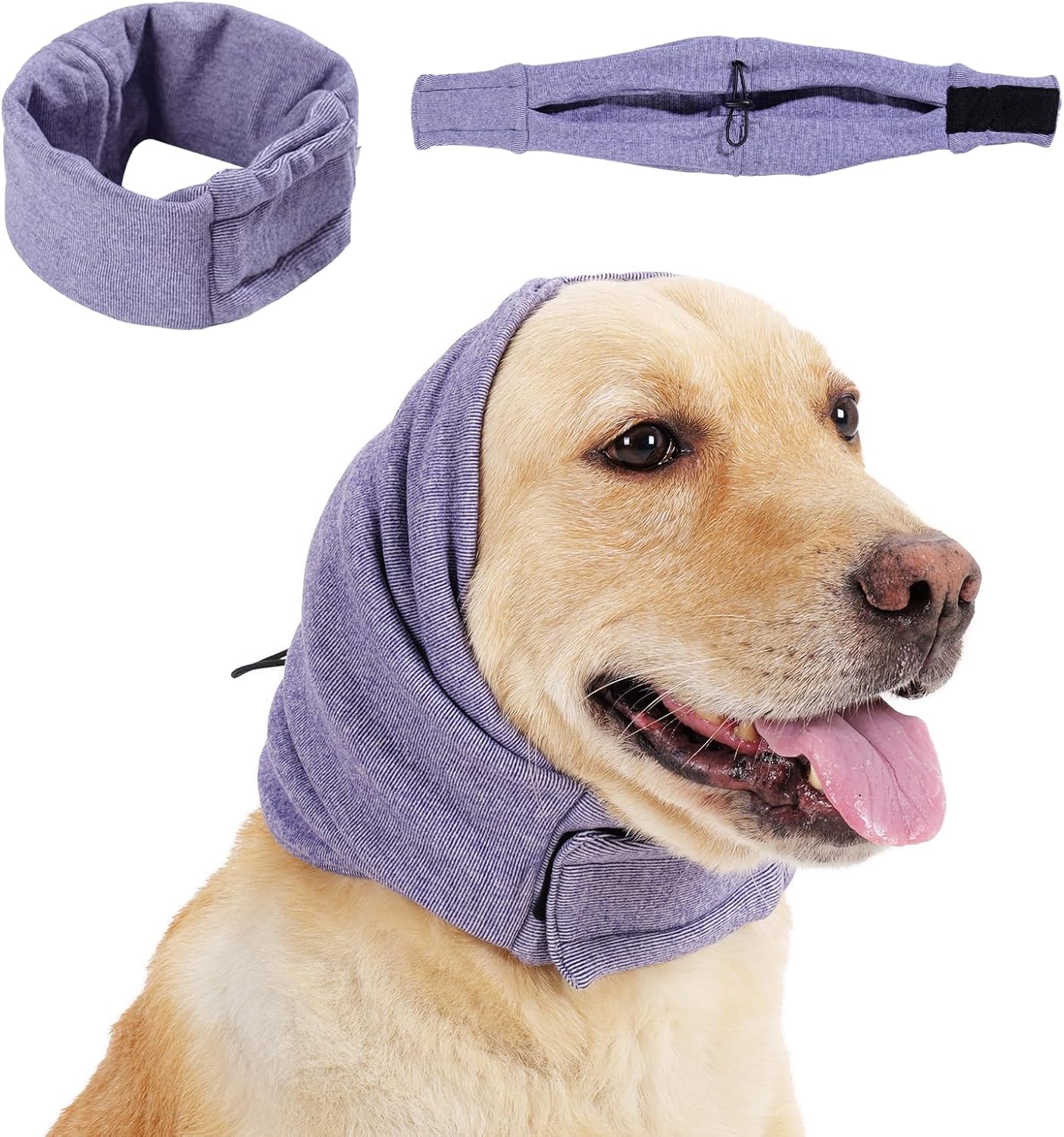 Calming No-Flap Ear Wrap for Dogs - photo 3